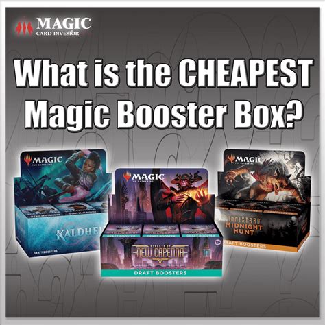 mtg cheapest booster box